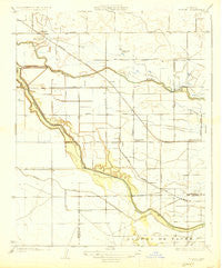 Burrel California Historical topographic map, 1:31680 scale, 7.5 X 7.5 Minute, Year 1927