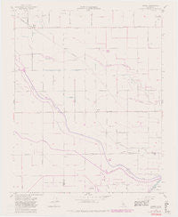 Burrel California Historical topographic map, 1:24000 scale, 7.5 X 7.5 Minute, Year 1954