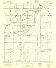 Burris Park California Historical topographic map, 1:24000 scale, 7.5 X 7.5 Minute, Year 1950