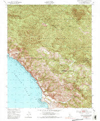 Burro Mountain California Historical topographic map, 1:24000 scale, 7.5 X 7.5 Minute, Year 1949