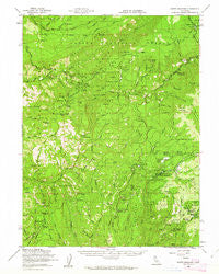 Butte Meadows California Historical topographic map, 1:62500 scale, 15 X 15 Minute, Year 1958
