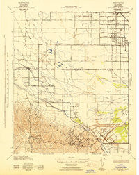 Buttonwillow California Historical topographic map, 1:62500 scale, 15 X 15 Minute, Year 1942
