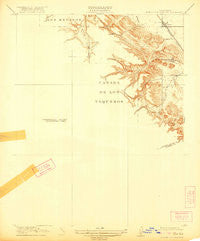 Byron Hot Springs California Historical topographic map, 1:31680 scale, 7.5 X 7.5 Minute, Year 1916