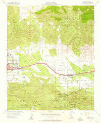 Cabazon California Historical topographic map, 1:24000 scale, 7.5 X 7.5 Minute, Year 1956