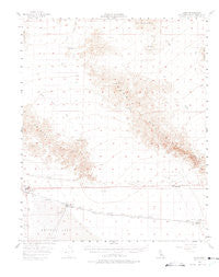 Cadiz California Historical topographic map, 1:62500 scale, 15 X 15 Minute, Year 1956
