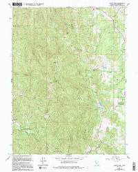 Cahto Peak California Historical topographic map, 1:24000 scale, 7.5 X 7.5 Minute, Year 1967