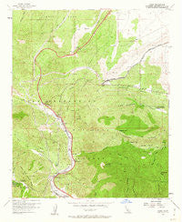 Cajon California Historical topographic map, 1:24000 scale, 7.5 X 7.5 Minute, Year 1956