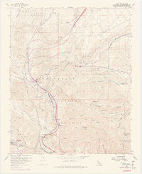 Cajon California Historical topographic map, 1:24000 scale, 7.5 X 7.5 Minute, Year 1956