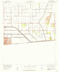 Calexico California Historical topographic map, 1:24000 scale, 7.5 X 7.5 Minute, Year 1957