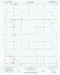 Calflax California Historical topographic map, 1:24000 scale, 7.5 X 7.5 Minute, Year 1956