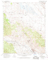 Caliente Mountain California Historical topographic map, 1:62500 scale, 15 X 15 Minute, Year 1959