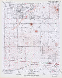 California City South California Historical topographic map, 1:24000 scale, 7.5 X 7.5 Minute, Year 1973