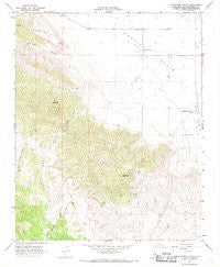 California Valley California Historical topographic map, 1:24000 scale, 7.5 X 7.5 Minute, Year 1966