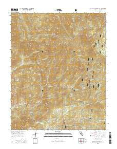 California Hot Springs California Current topographic map, 1:24000 scale, 7.5 X 7.5 Minute, Year 2015