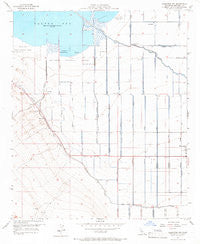 Calipatria SW California Historical topographic map, 1:24000 scale, 7.5 X 7.5 Minute, Year 1956