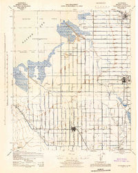 Calipatria California Historical topographic map, 1:62500 scale, 15 X 15 Minute, Year 1944
