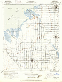 Calipatria California Historical topographic map, 1:62500 scale, 15 X 15 Minute, Year 1944