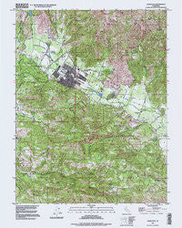 Calistoga California Historical topographic map, 1:24000 scale, 7.5 X 7.5 Minute, Year 1997