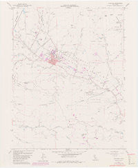 Calistoga California Historical topographic map, 1:24000 scale, 7.5 X 7.5 Minute, Year 1958
