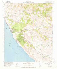 Cambria California Historical topographic map, 1:24000 scale, 7.5 X 7.5 Minute, Year 1959