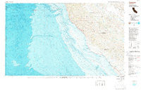 Cambria California Historical topographic map, 1:100000 scale, 30 X 60 Minute, Year 1980