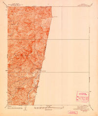 Camp Baldy California Historical topographic map, 1:20000 scale, 7.5 X 7.5 Minute, Year 1940