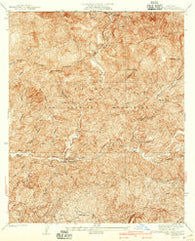 Camp Bonita California Historical topographic map, 1:24000 scale, 7.5 X 7.5 Minute, Year 1940