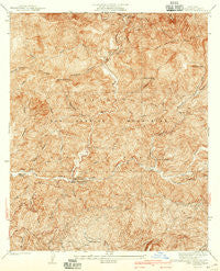Camp Bonita California Historical topographic map, 1:24000 scale, 7.5 X 7.5 Minute, Year 1940