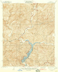 Camp Rincon California Historical topographic map, 1:24000 scale, 7.5 X 7.5 Minute, Year 1940