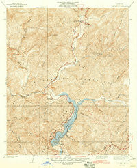 Camp Rincon California Historical topographic map, 1:24000 scale, 7.5 X 7.5 Minute, Year 1940