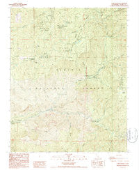 Camp Wishon California Historical topographic map, 1:24000 scale, 7.5 X 7.5 Minute, Year 1987