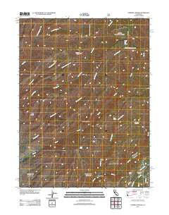 Campbell Mound California Historical topographic map, 1:24000 scale, 7.5 X 7.5 Minute, Year 2012