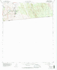Campo California Historical topographic map, 1:24000 scale, 7.5 X 7.5 Minute, Year 1959