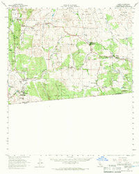 Campo California Historical topographic map, 1:62500 scale, 15 X 15 Minute, Year 1959