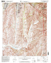Canada Gobernadora California Historical topographic map, 1:24000 scale, 7.5 X 7.5 Minute, Year 1997