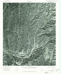 Canada Gobernadora California Historical topographic map, 1:24000 scale, 7.5 X 7.5 Minute, Year 1974