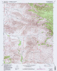 Cane Canyon California Historical topographic map, 1:24000 scale, 7.5 X 7.5 Minute, Year 1972