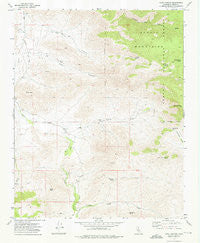 Cane Canyon California Historical topographic map, 1:24000 scale, 7.5 X 7.5 Minute, Year 1972