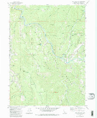 Cant Hook Mtn California Historical topographic map, 1:24000 scale, 7.5 X 7.5 Minute, Year 1982