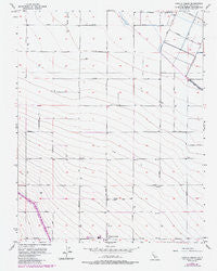 Cantua Creek California Historical topographic map, 1:24000 scale, 7.5 X 7.5 Minute, Year 1956