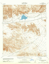 Canyon Spring California Historical topographic map, 1:62500 scale, 15 X 15 Minute, Year 1940