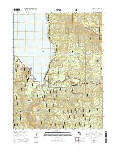 Canyondam California Current topographic map, 1:24000 scale, 7.5 X 7.5 Minute, Year 2015