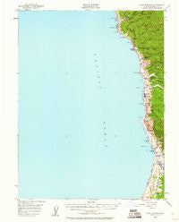 Cape Vizcaino California Historical topographic map, 1:62500 scale, 15 X 15 Minute, Year 1950