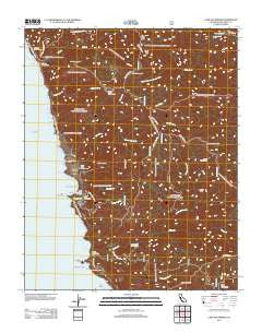 Cape San Martin California Historical topographic map, 1:24000 scale, 7.5 X 7.5 Minute, Year 2012