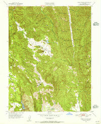 Capell Valley California Historical topographic map, 1:24000 scale, 7.5 X 7.5 Minute, Year 1951