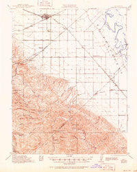 Carbona California Historical topographic map, 1:62500 scale, 15 X 15 Minute, Year 1922