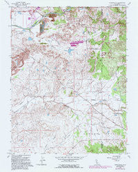 Carbondale California Historical topographic map, 1:24000 scale, 7.5 X 7.5 Minute, Year 1968