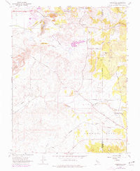 Carbondale California Historical topographic map, 1:24000 scale, 7.5 X 7.5 Minute, Year 1968