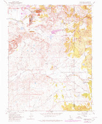 Carbondale California Historical topographic map, 1:24000 scale, 7.5 X 7.5 Minute, Year 1968