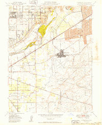Carmichael California Historical topographic map, 1:24000 scale, 7.5 X 7.5 Minute, Year 1950